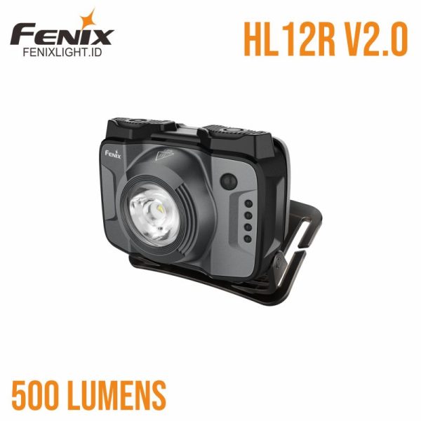 Senter Kepala outdoor rechargeable Fenix HL12R V2.0 500 Lumens