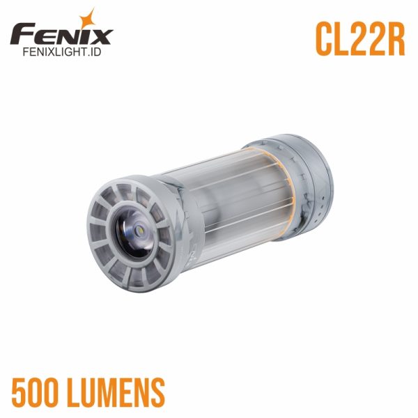 Fenix CL22R, lentera isi ulang 500 lumens, tahan air dengan USB-C, cocok untuk berkemah.