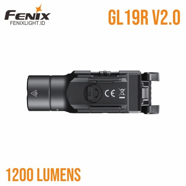 Fenix GL19R V2.0 Rechargeable Tactical WML Flashlight 1200 lumens