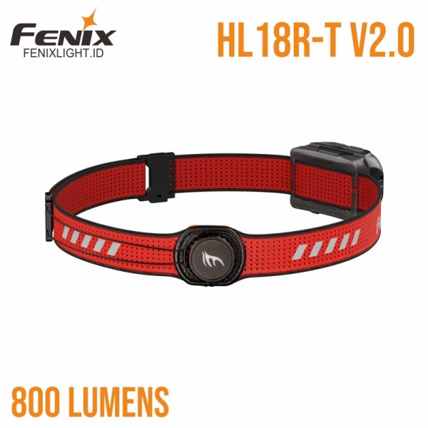 senter kepala Fenix HL18R-T V2.0 lightweight trail running headlamp