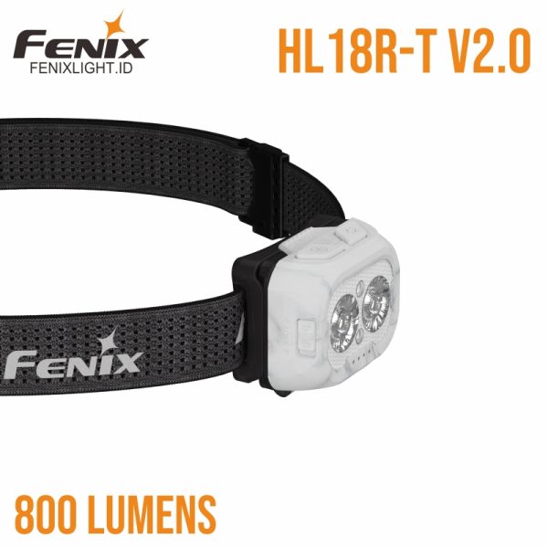 senter kepala Fenix HL18R-T V2.0 lightweight trail running headlamp